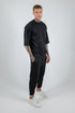 Set 3/4 T-shirt With Japanese Pants In Black