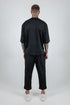Set 3/4 T-shirt With Japanese Pants In Black