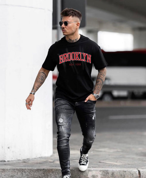 T-shirt Oversized Brooklyn - Black