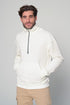 Half Zip Sweater In White