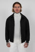 Ivory Suede Bomber