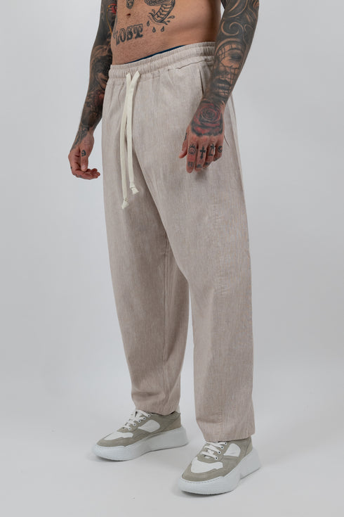 Slate Relaxed Linen Trousers