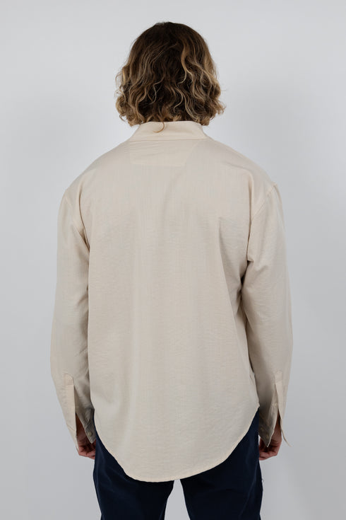 Mandarin Linen Shirt