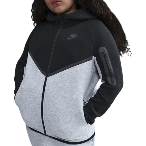 Nike Sportswear Tech Fleece Full-Zip Hoodie (GS) Extended Sizing