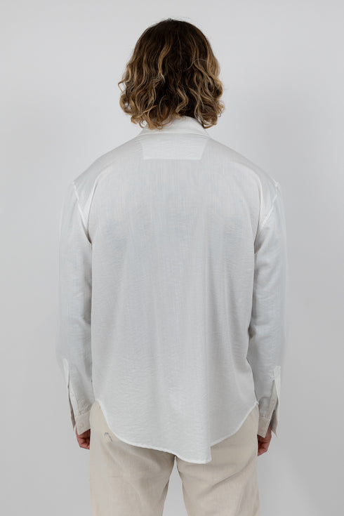 Mandarin Linen Shirt