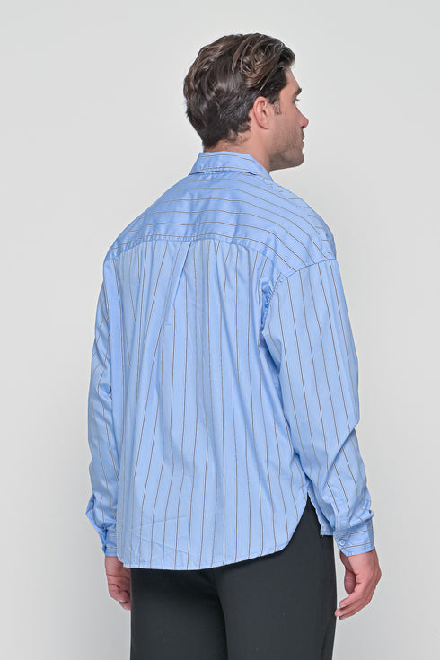 STRIPED OVERSIZED SHIRT