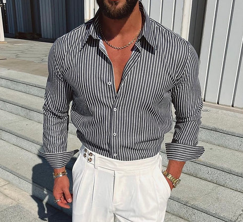 Shirt Black Stripes