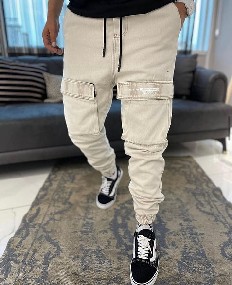 CARGO PANTS IN BEIGE