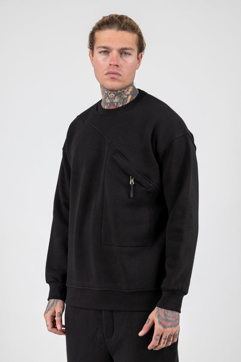 Zip Pocket Sweater