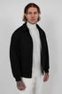 Ivory Suede Bomber