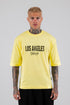 T-shirt Oversized LA - Yellow