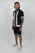 Midnight Stripe Lounge Set