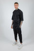 Set 3/4 T-shirt With Japanese Pants In Black