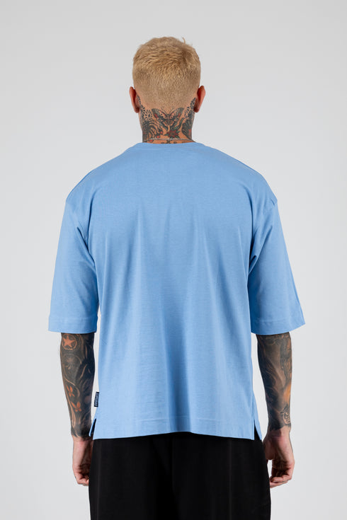 T-shirt Oversized Tokyo Panda - Sky Blue