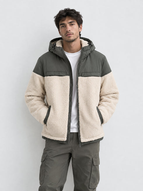 Hybrid Hooded Fleece Jacket G-1025