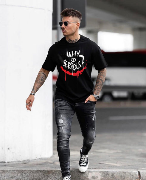 T-shirt Oversized Joker - Black