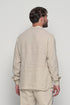 Linen Notched Neck Shirt