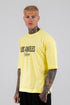 T-shirt Oversized LA - Yellow