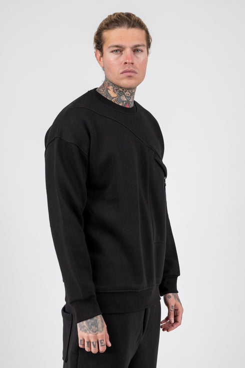 Zip Pocket Sweater