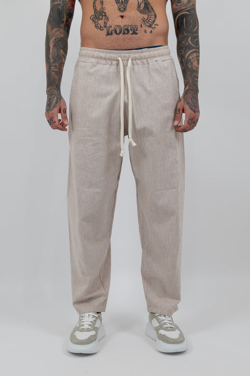 Slate Relaxed Linen Trousers