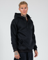 Hoodie With Snaps In Black