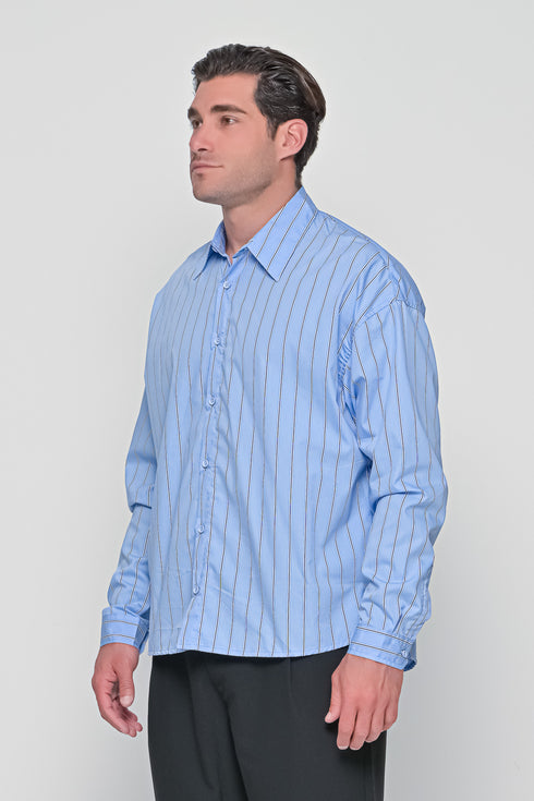STRIPED OVERSIZED SHIRT