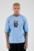 T-shirt Oversized Tokyo Panda - Sky Blue