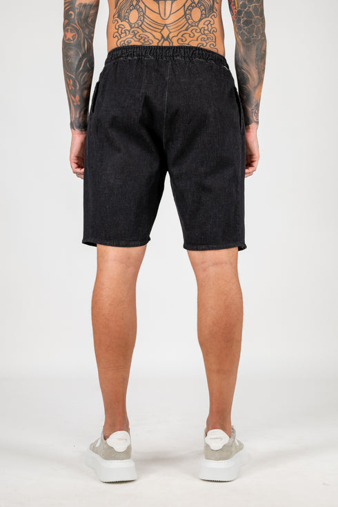 BLACK JEAN SHORTS