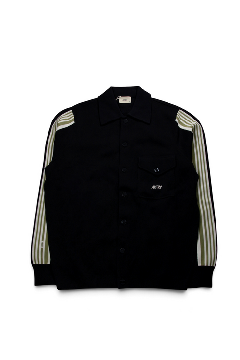 AUTRY KNITTED VISCOSE SHIRT JACKET MAN