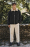 Sherpa Suede Aviator Jacket - μπροστά