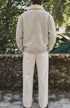 Sherpa Suede Aviator Jacket - Μπεζ