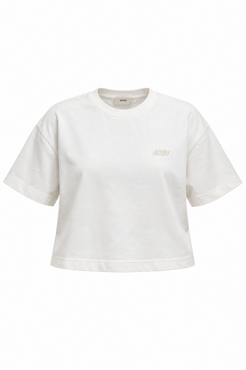 AUTRY TONAL LOGO BOXY TEE WOMAN