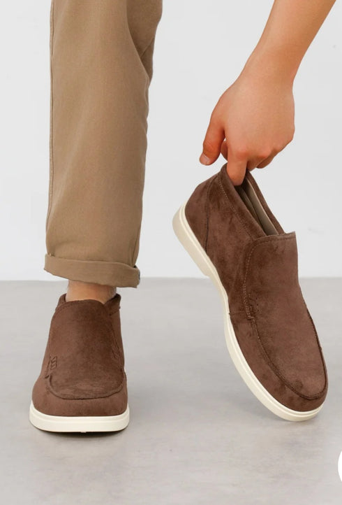 Loafer Ankle Boots - Καφέ