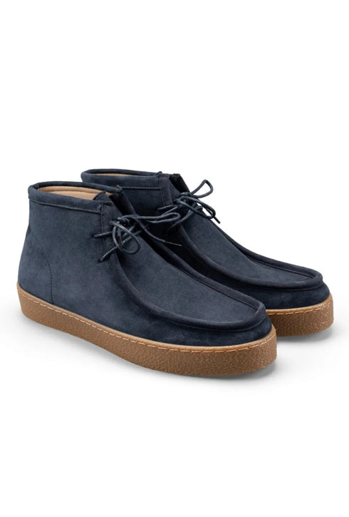 Desert Boots with Crepe Sole - Μπλε