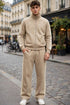 Sweatshirt and Jogger Set - Μπεζ