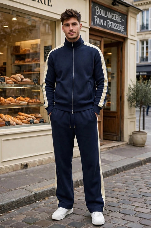 Sweatshirt and Jogger Set - Μπλε